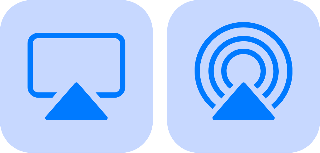 AirPlay Badges x2 AirPlay Badges x2